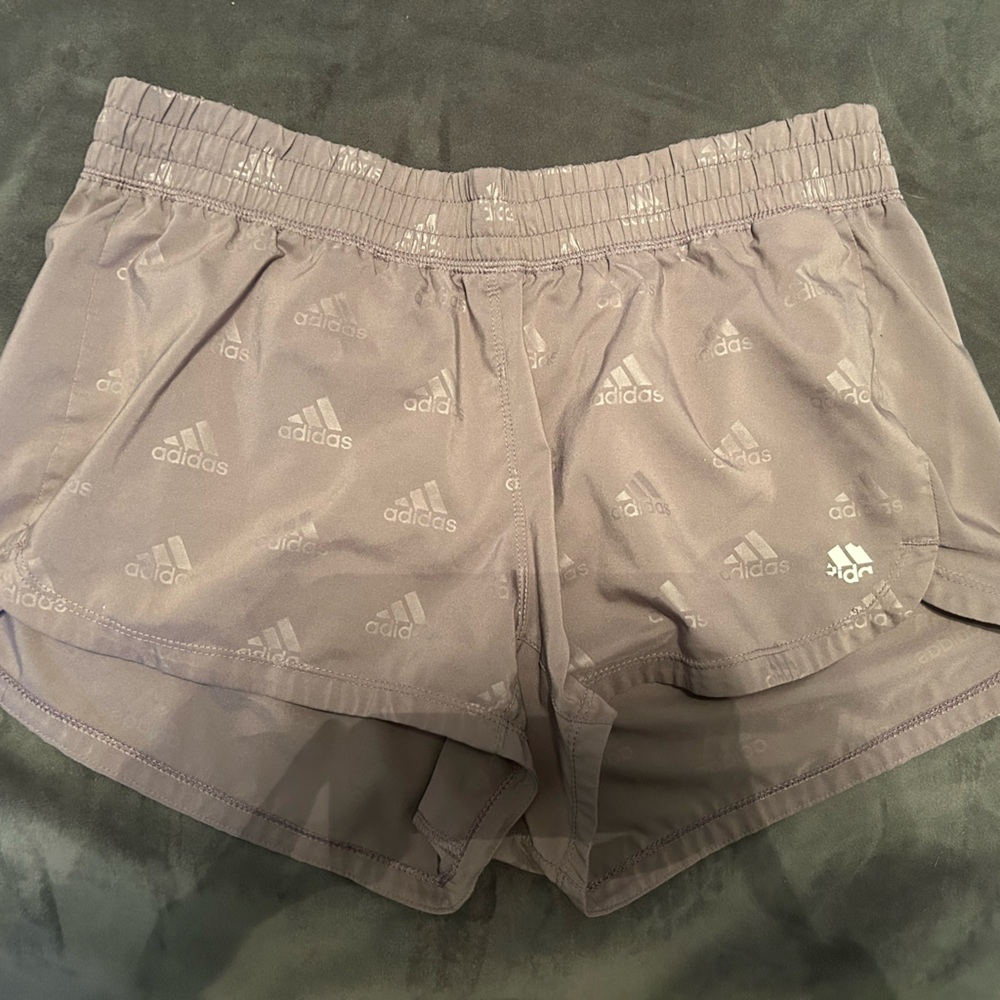 Adidas running shorts- purple